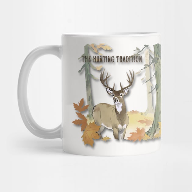 The Hunting Tradition - Deer with shadow by Mill Creek Designs